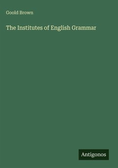 Cover The Institutes of English Grammar