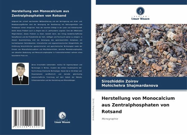 Herstellung von Monocalcium aus Zentralphosphaten von Rotsand