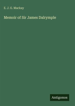 Cover Memoir of Sir James Dalrymple
