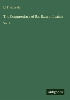 Cover The Commentary of Ibn Ezra on Isaiah