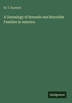 Cover A Genealogy of Runnels and Reynolds Families in America
