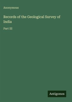 Cover Records of the Geological Survey of India