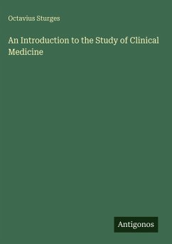 Cover An Introduction to the Study of Clinical Medicine