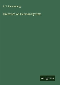 Cover Exercises on German Syntax