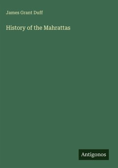 Cover History of the Mahrattas