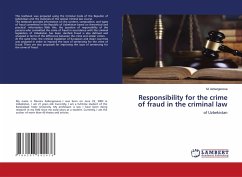 Cover Responsibility for the crime of fraud in the criminal law