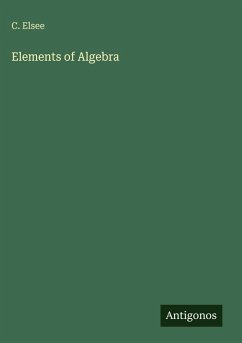 Cover Elements of Algebra