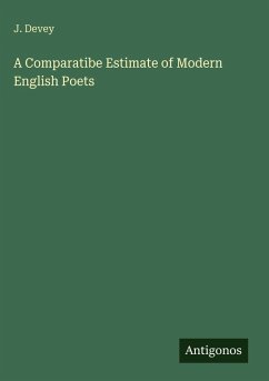 Cover A Comparatibe Estimate of Modern English Poets