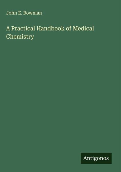A Practical Handbook of Medical Chemistry