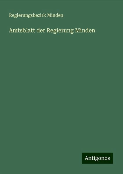 Amtsblatt der Regierung Minden