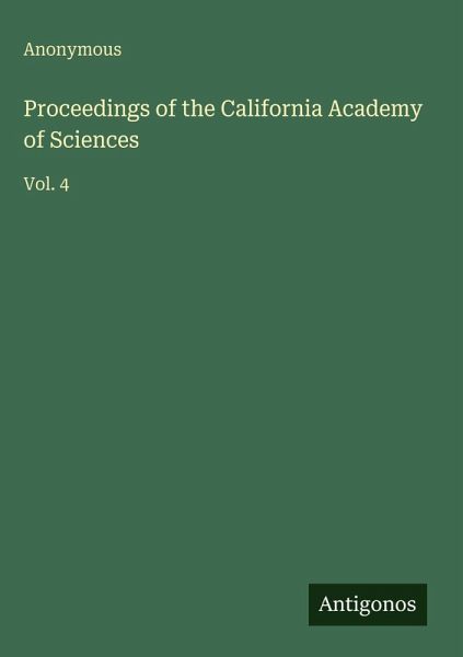 Proceedings of the California Academy of Sciences Proceedings of the California Academy of Sciences