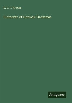 Cover Elements of German Grammar