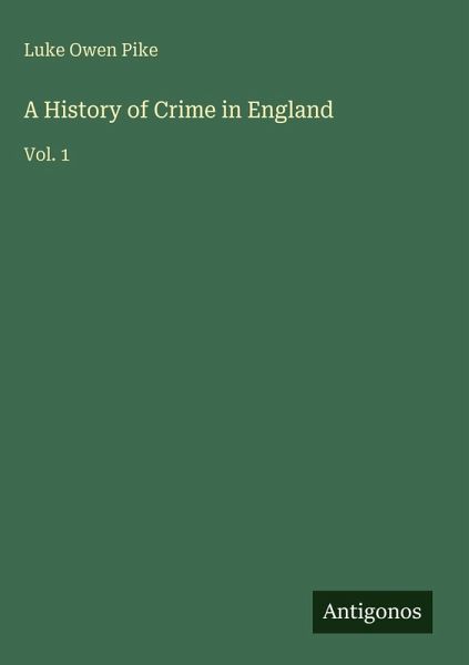 A History of Crime in England