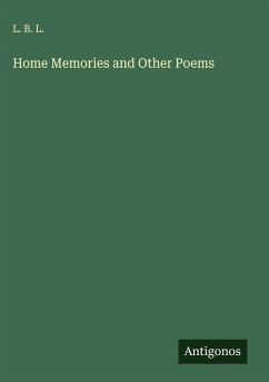 Cover Home Memories and Other Poems