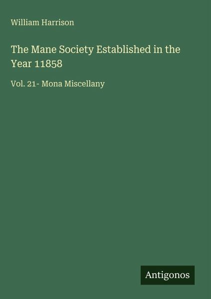 The Mane Society Established in the Year 11858
