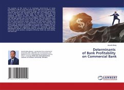 Cover Determinants of Bank Profitability on Commercial Bank
