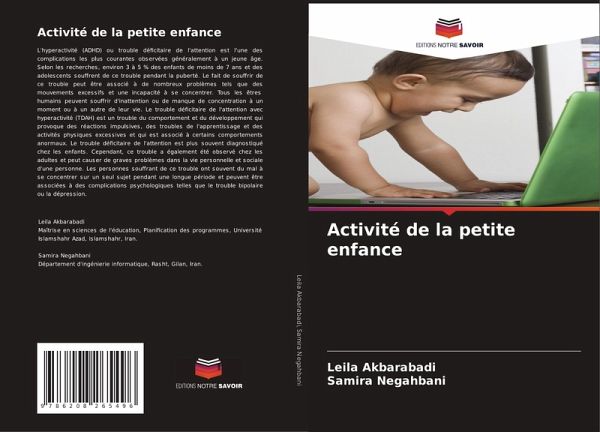 Activité de la petite enfance Activité de la petite enfance