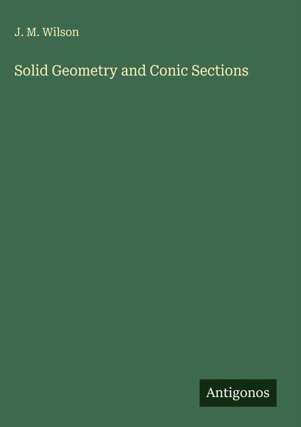 Solid Geometry and Conic Sections Solid Geometry and Conic Sections