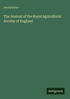 Cover The Journal of the Royal Agricultural Society of England