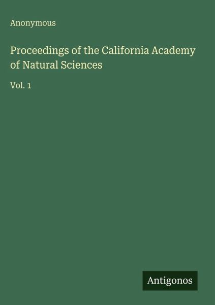 Proceedings of the California Academy of Natural Sciences