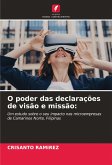 O poder das declarações de visão e missão: