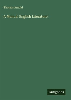 Cover A Manual English Literature