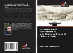 Cover Lo spazio come costruzione di significato in Il caso di Chácara Chão