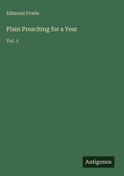 Plain Preaching for a Year