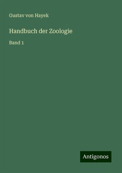 Handbuch der Zoologie - Hayek, Gustav von