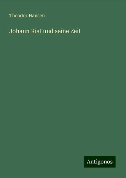 Johann Rist und seine Zeit