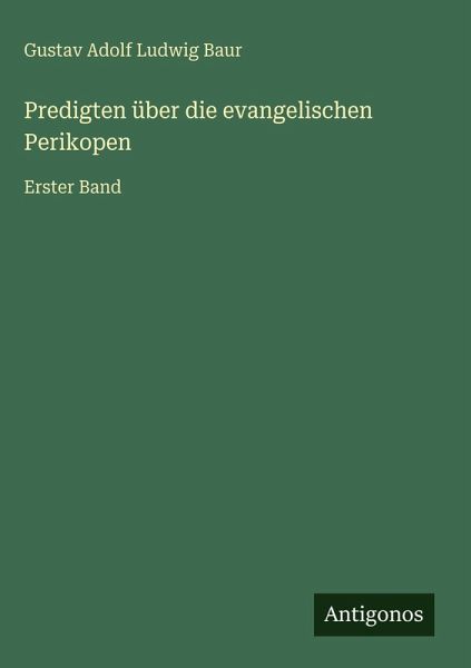 Predigten über die evangelischen Perikopen Predigten über die evangelischen Perikopen