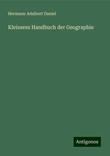 Kleineres Handbuch der Geographie
