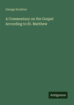 Cover A Commentary on the Gospel According to St. Matthew