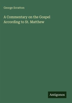Cover A Commentary on the Gospel According to St. Matthew
