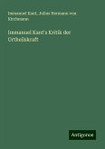 Immanuel Kant's Kritik der Urtheilskraft Immanuel Kant's Kritik der Urtheilskraft