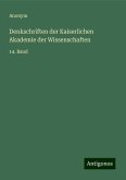 Denkschriften der Kaiserlichen Akademie der Wissenschaften