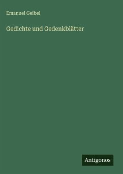 Cover Gedichte und Gedenkblätter