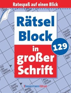 Rätselblock in großer Schrift 129 - Krüger, Eberhard