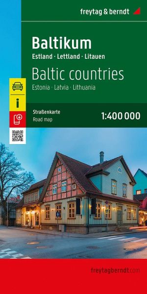 Baltikum, Straßenkarte 1:400.000, freytag & berndt Baltikum, Straßenkarte 1:400.000, freytag & berndt