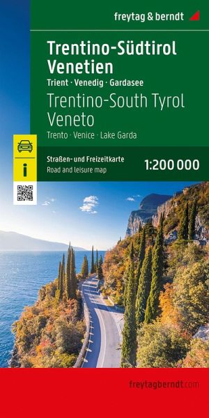 Trentino-Südtirol - Venetien, Straßen- und Freizeitkarte 1:200.000, freytag & berndt Trentino-Südtirol - Venetien, Straßen- und Freizeitkarte 1:200.000, freytag & berndt