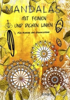 Cover Mandalas mit feinen und dicken Linien