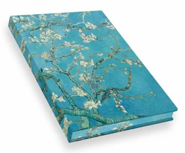 Notizbuch Echtleinen Van Gogh Blühende Mandelzweige Notizbuch Echtleinen Van Gogh Blühende Mandelzweige