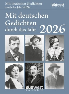 Cover Mit deutschen Gedichten durch das Jahr 2026 - Tagesabreißkalender zum Aufstellen oder Aufhängen