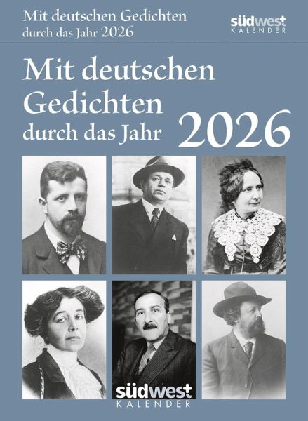 Mit deutschen Gedichten durch das Jahr 2026 - Tagesabreißkalender zum Aufstellen oder Aufhängen Mit deutschen Gedichten durch das Jahr 2026 - Tagesabreißkalender zum Aufstellen oder Aufhängen