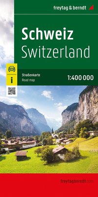 Cover Schweiz, Straßenkarte 1:400.000, freytag & berndt
