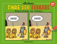 Cover Finde den Fehler - Band Nr.2 - Bildersuchrätsel mit Cartoons