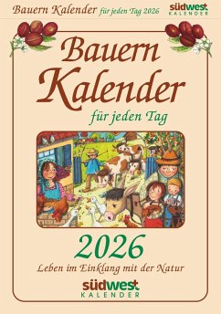 Cover Bauernkalender für jeden Tag 2026 - Leben im Einklang mit der Natur - Tagesabreißkalender zum Aufstellen oder Aufhängen