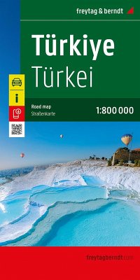 Cover Türkei, Straßenkarte 1:800.000, freytag & berndt