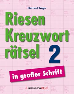 Cover Riesen-Kreuzworträtsel in großer Schrift 2