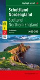 Schottland - Nordengland, Autokarte 1:400.000, freytag & berndt Schottland - Nordengland, Autokarte 1:400.000, freytag & berndt